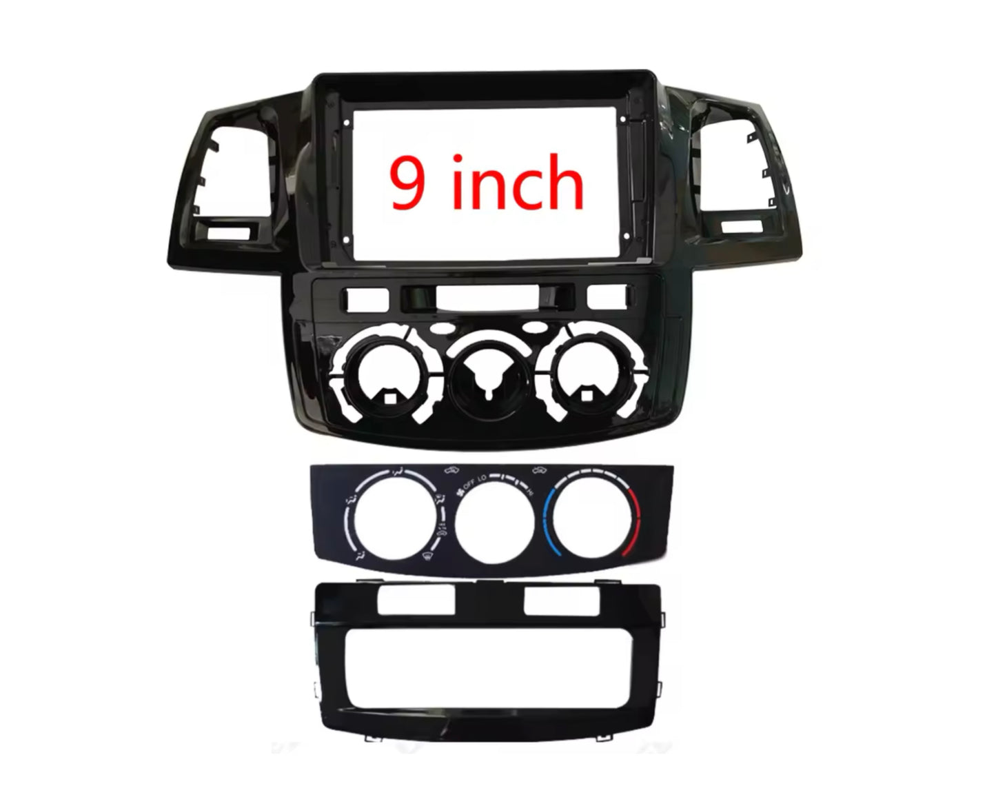 9 INCH TOYOTA HILUX 2004-2014 FRAME FASCIA WIRING INSTALLATION KIT