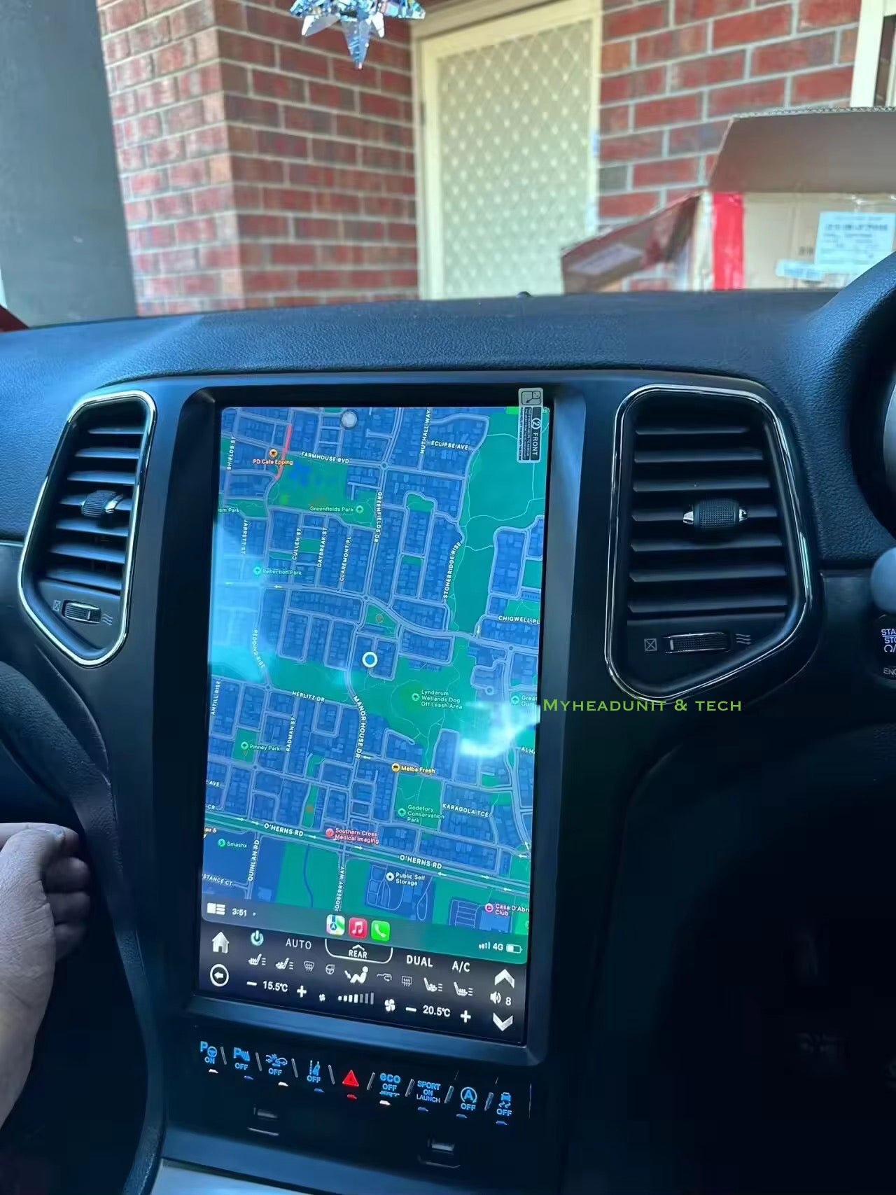 Tesla style Jeep Grande cherokee 2014-2020