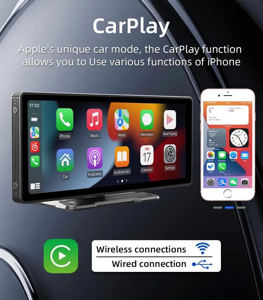 Portable wireless CarPlay 10.26 inch