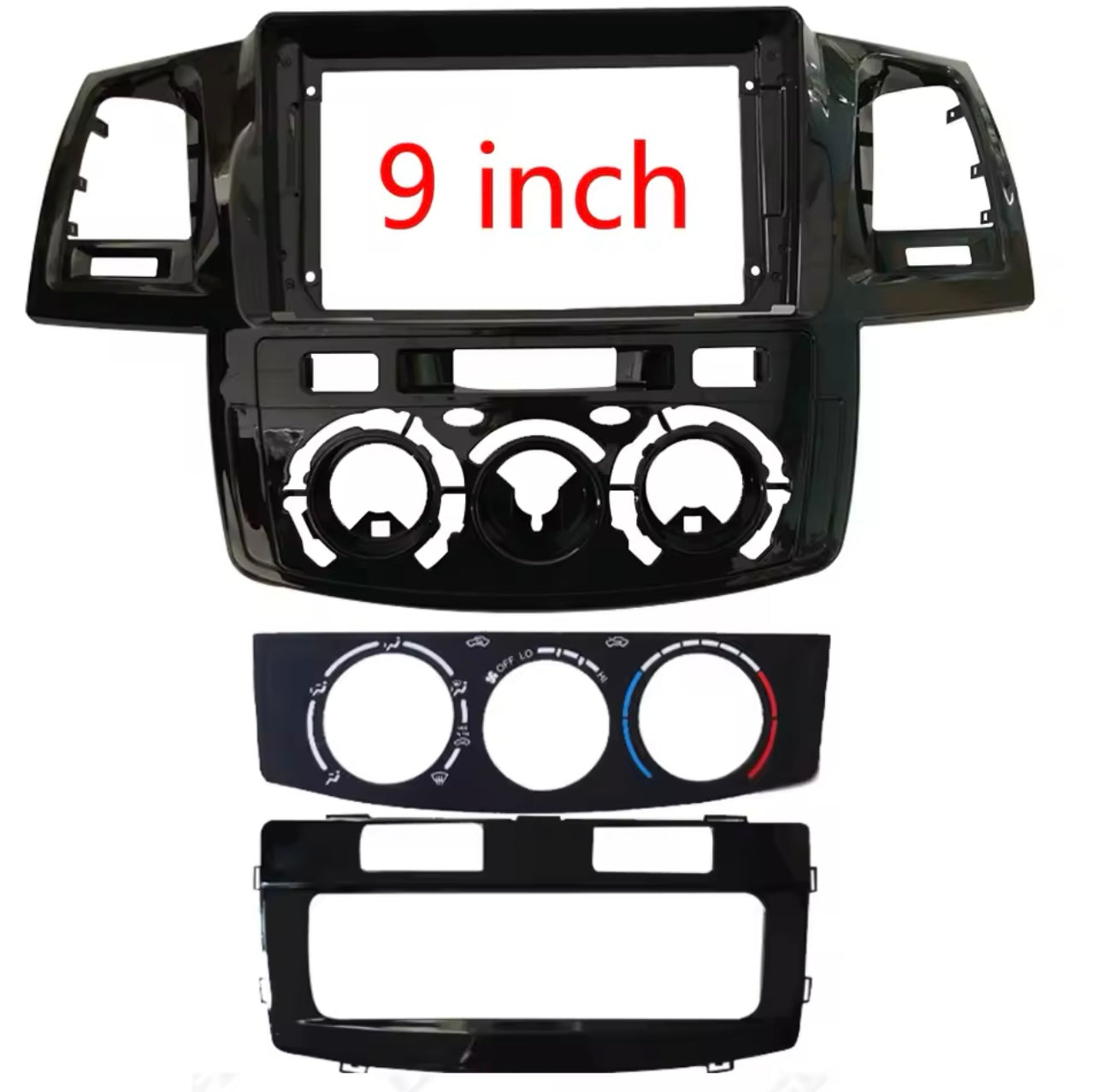 9 INCH TOYOTA HILUX 2005-2014 FRAME FASCIA WIRING INSTALLATION KIT