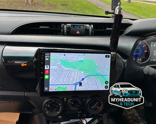 Toyota Hilux N80 (2014–2022) 10” Plug & Play Head Unit Upgrade – Wireless Apple CarPlay & Android Auto | SR, SR5, Workmate, Rogue, Rugged | JBL Compatible