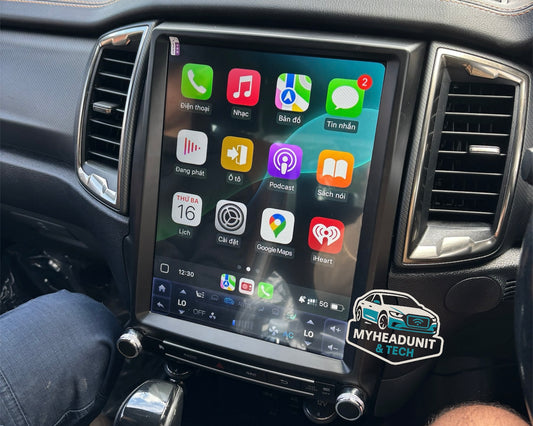 Ford Ranger PX MkII & MkIII (2015-2022) 12.1" Android Head Unit | Tesla-Style Display, Wireless Apple Carplay Android Auto Gps & Bluetooth